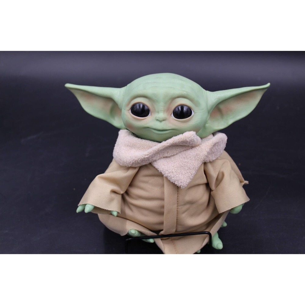 Star Wars - 8" Child Baby Yoda Grogu Talking Plush, Hasbro 2020 F1115